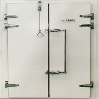 Puerta de cámara fría metálica a prueba de humedad para laboratorio