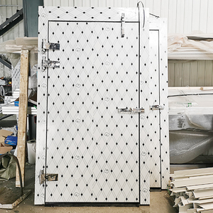 Puerta de cámara frigorífica rápida para procesamiento de alimentos con hoja